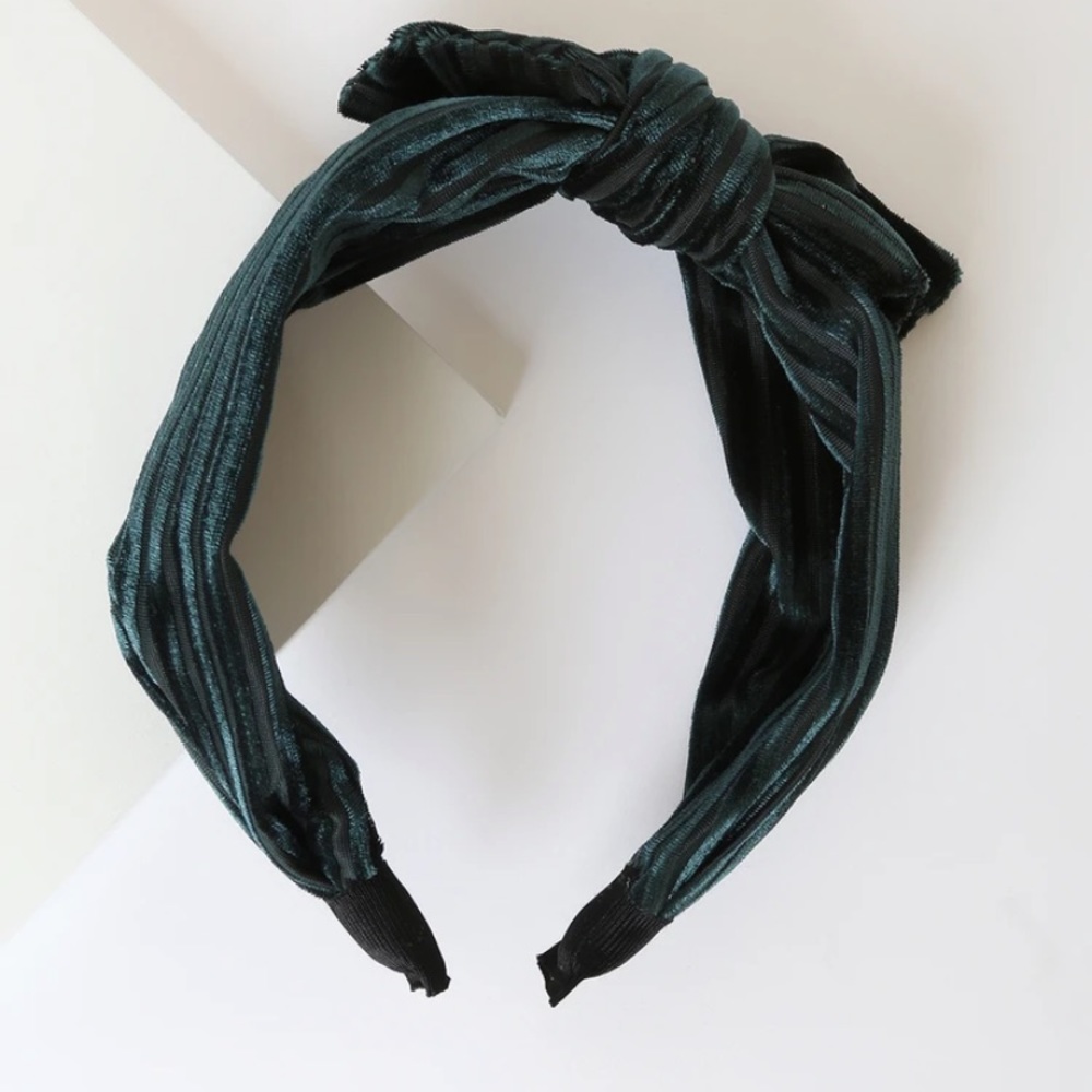 Lulus NWT Teal Side Knot Headband One Size